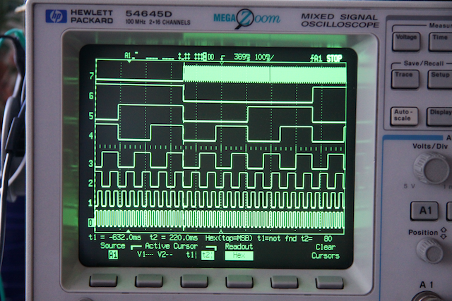 Z80 tester running 2